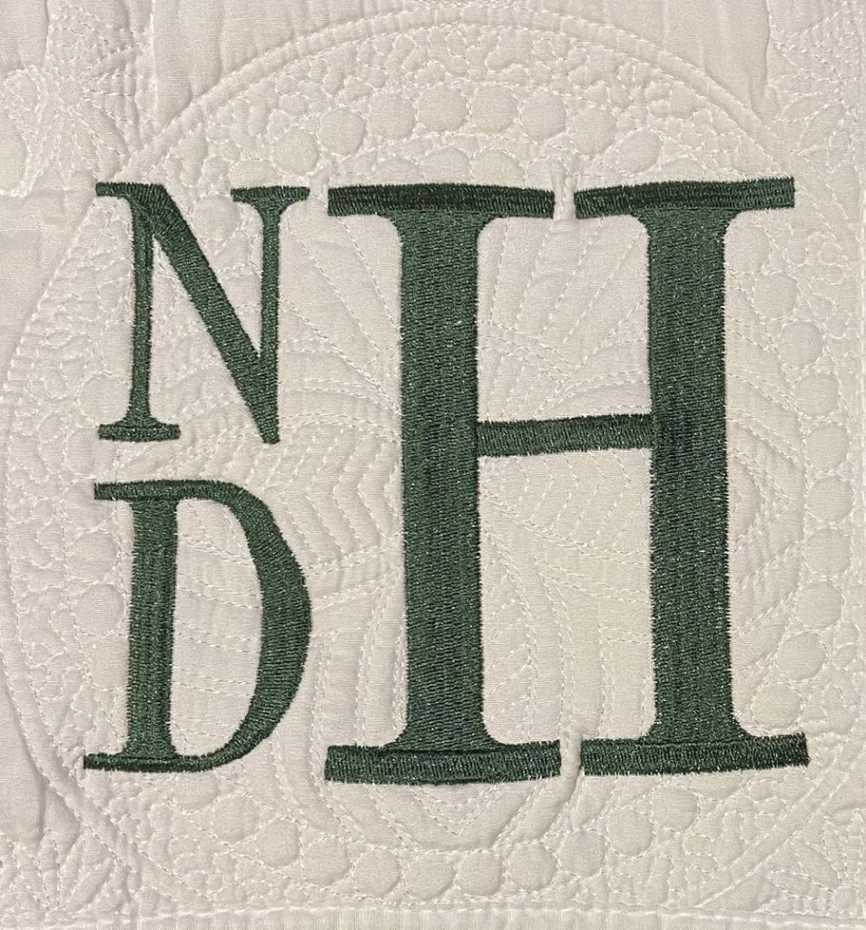 Monogram Personalized Baby Blanket